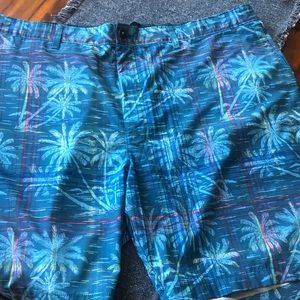 3XLB TOMMY BAHAMA swim shorts❤️Palm Trees!!